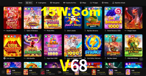 V68: Jogue Crash e Experimente Alta Recompensa Instantânea